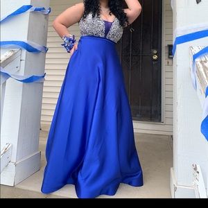 Royal blue prom/ evening dress